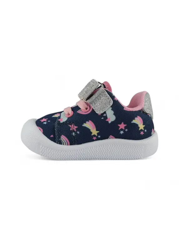 Tenis Niña Bebe Diseño Azul Bubblegummers