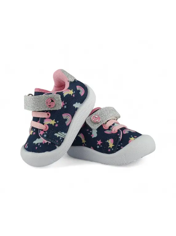 Tenis Niña Bebe Diseño Azul Bubblegummers