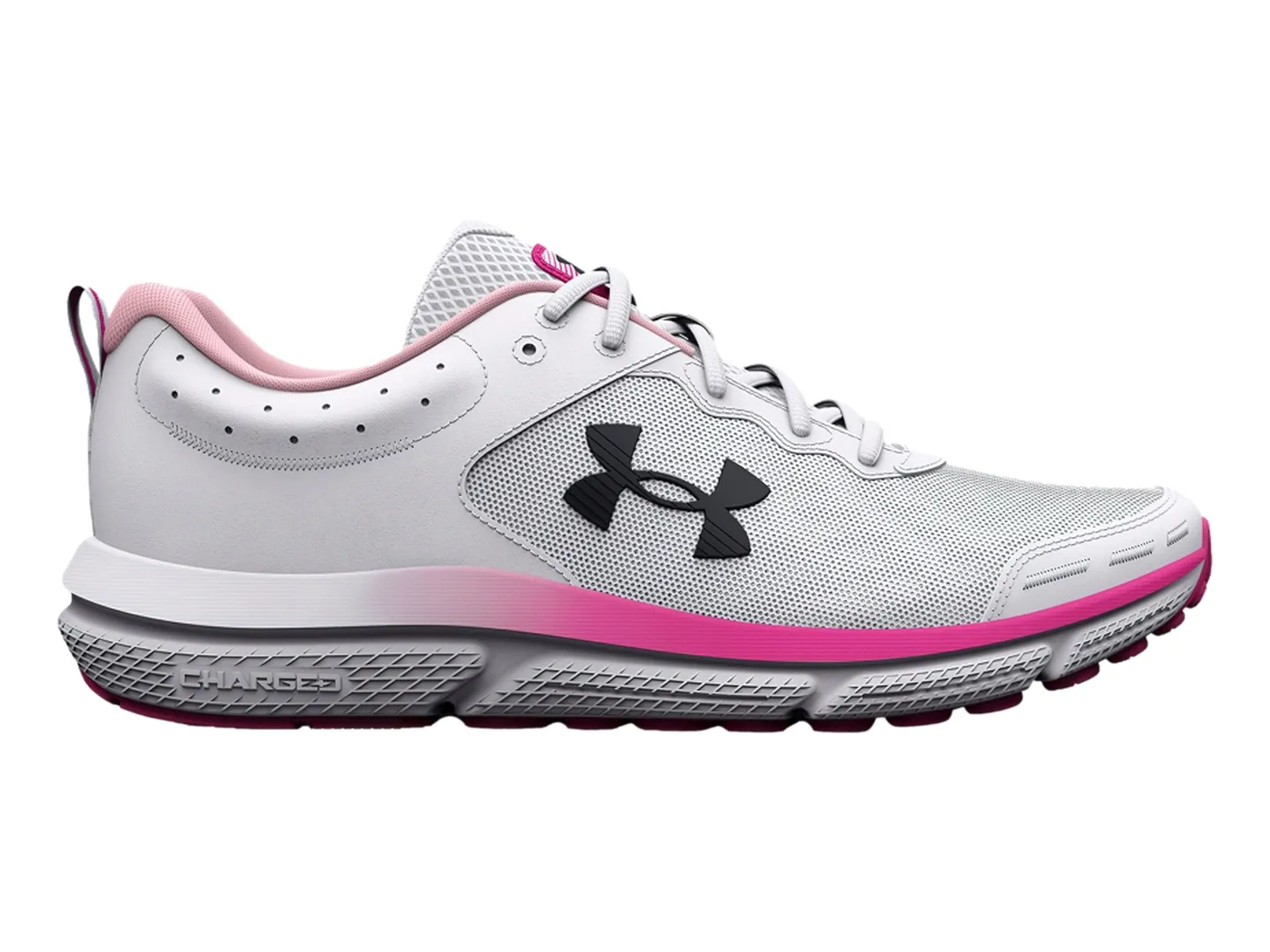 Tenis Under Armour Charged Assert Gris Para Mujer