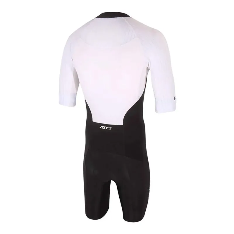 Traje de triatlón Zone3 MENS LAVA LONG DISTANCE AERO SUIT (BLACK/WHITE)