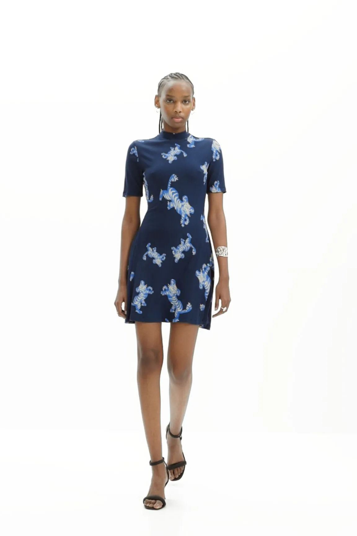 Vestit curt tigres M. Christian Lacroix