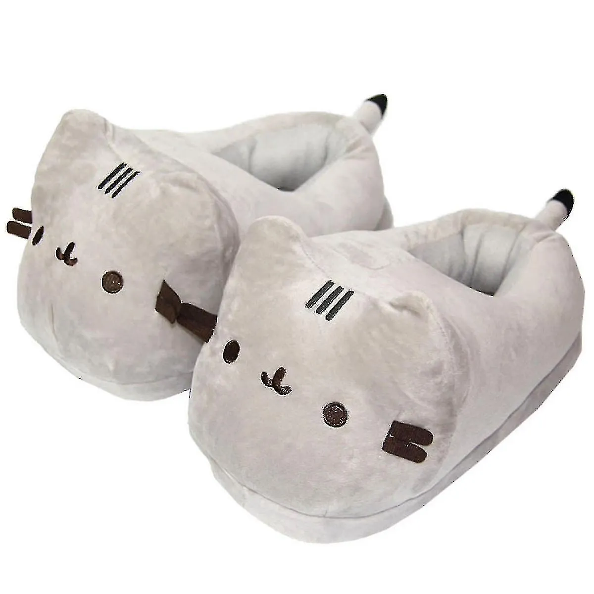 WOMEN'S PLUSH CAT SLIPPERS INDOOR SOFT ANTISLIP CUTE WINTER WARM FLOOR SHOES SLIPPERS CARTOON59GOOD