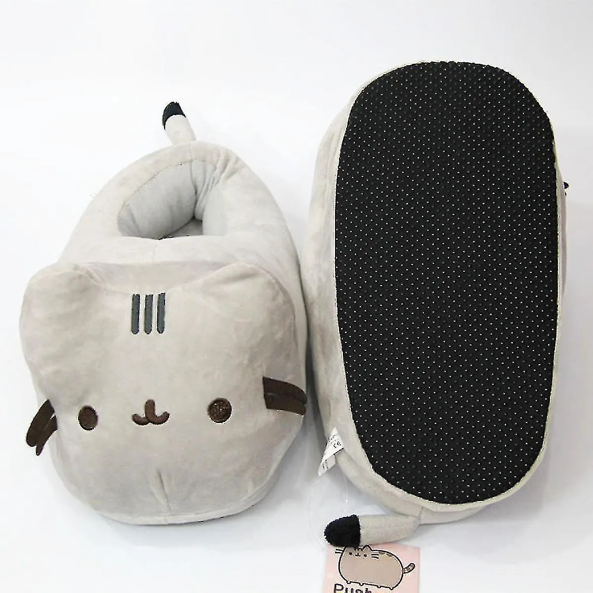 WOMEN'S PLUSH CAT SLIPPERS INDOOR SOFT ANTISLIP CUTE WINTER WARM FLOOR SHOES SLIPPERS CARTOON59GOOD