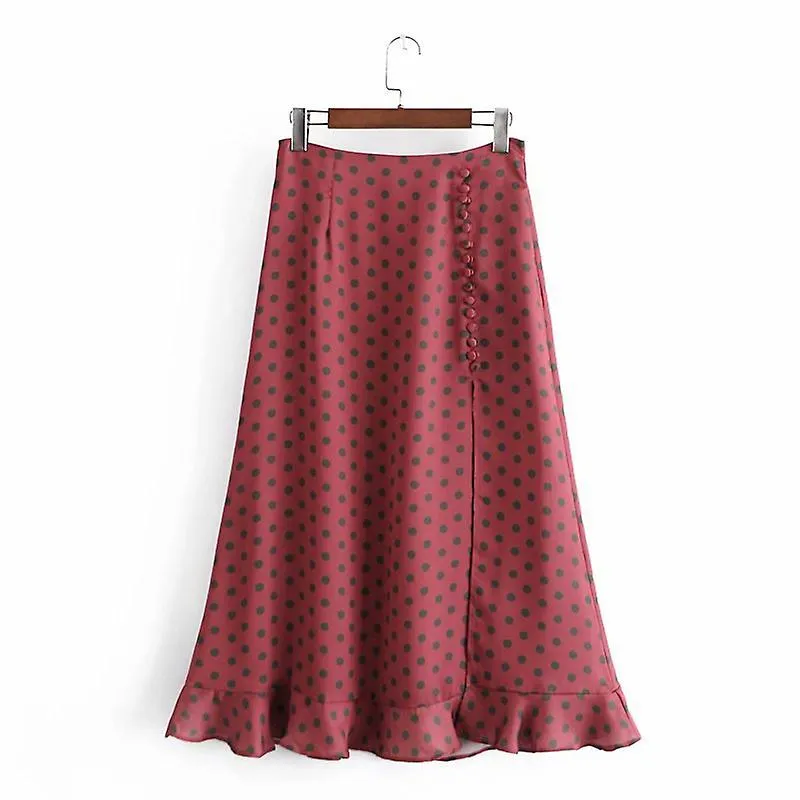 Women's Polka Dot Midi Dress