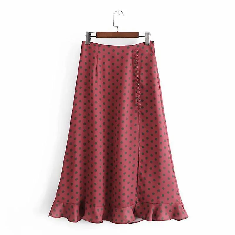 Women's Polka Dot Midi Dress