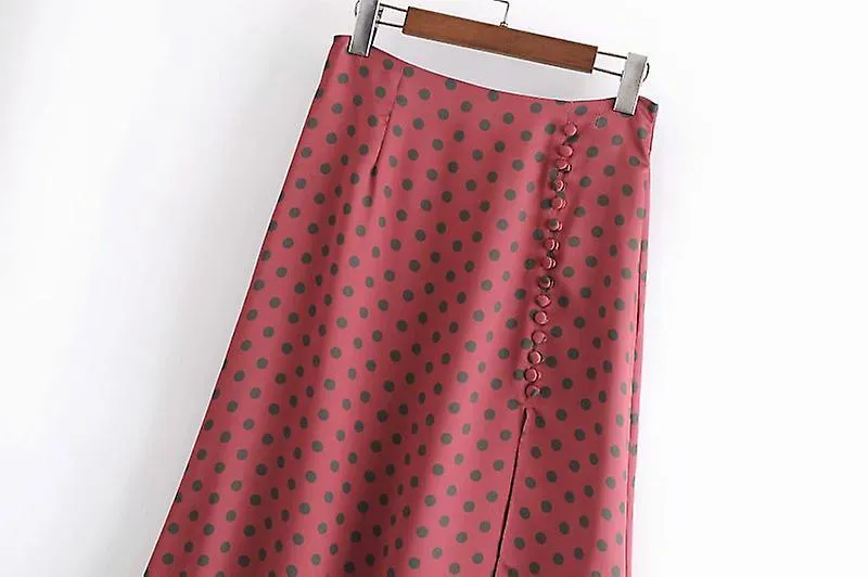 Women's Polka Dot Midi Dress