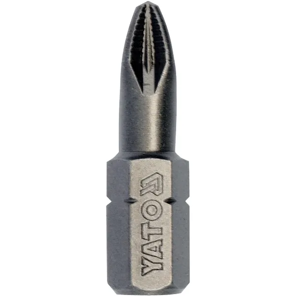 YATO  YT04712  JUEGOCABEZAS DE TORNILLO, PERFIL PZ2, 10 PIEZAS