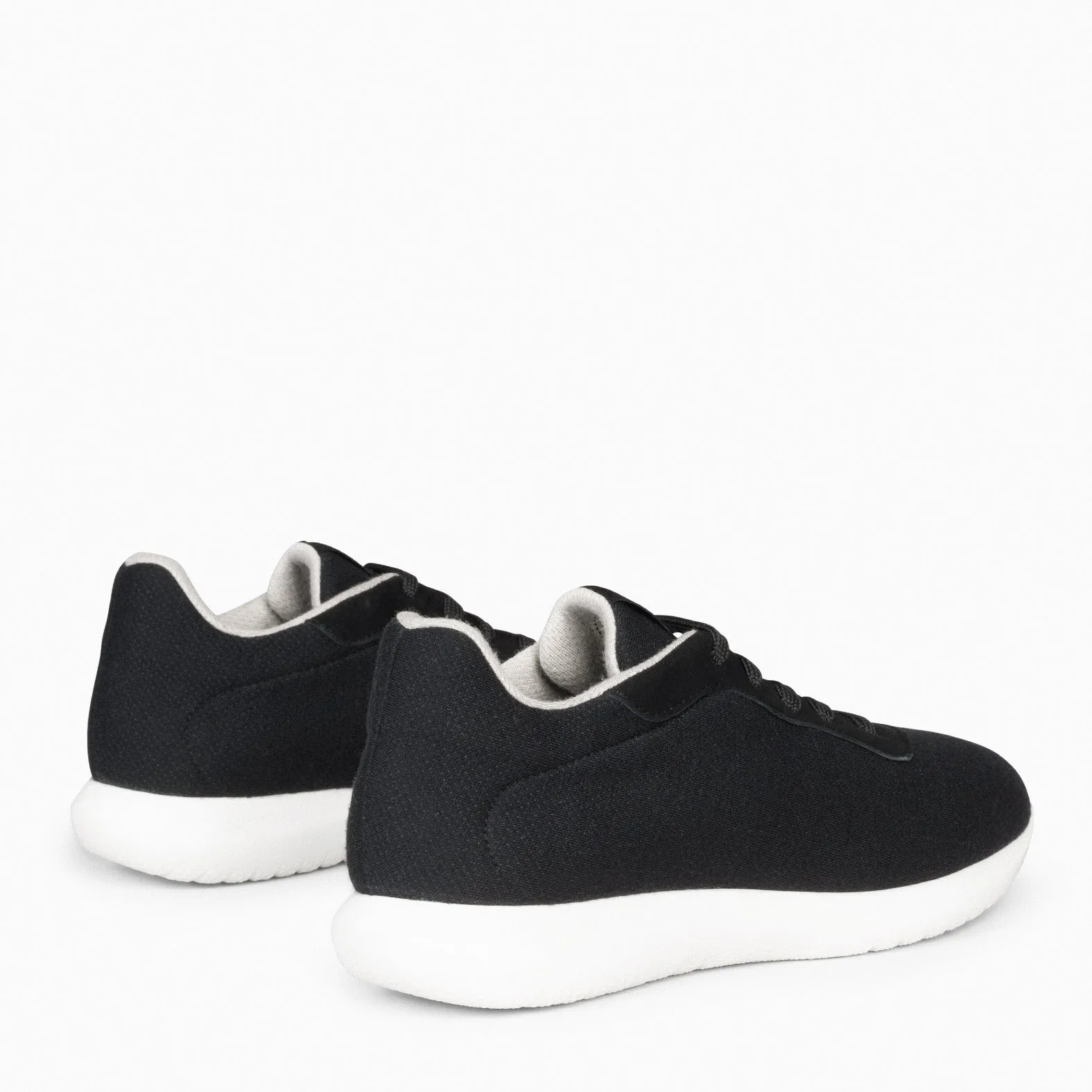 YOGA  ZAPATILLAS DEPORTIVAS DE LANA MERINO NEGRO
