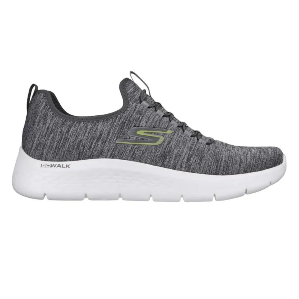 ZAPATILLA SKECHERS HOMBRE GO WALK FLEXI ULTRA  216484 GRIS + MEDIAS