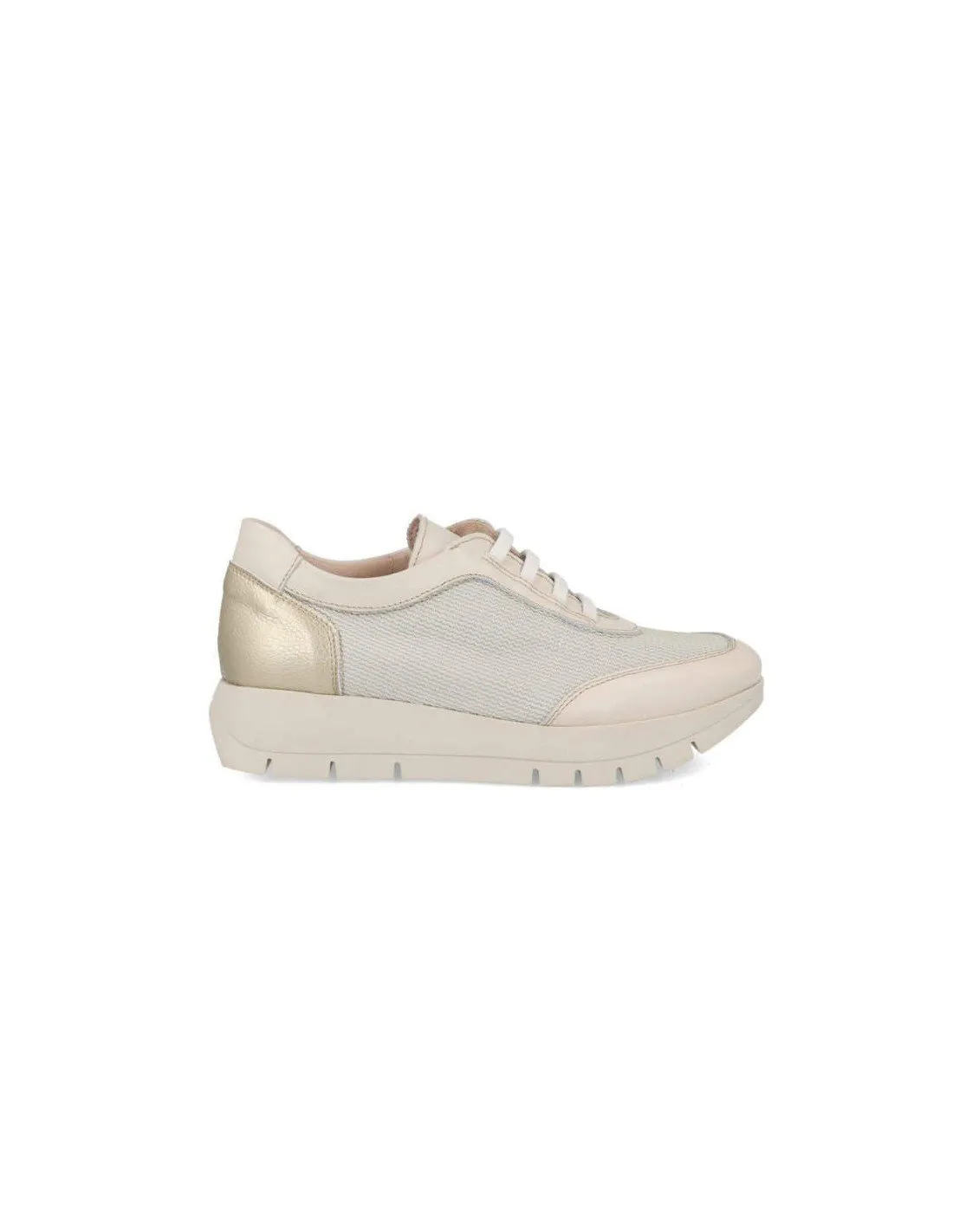 Zapatillas urbanas mujer piel