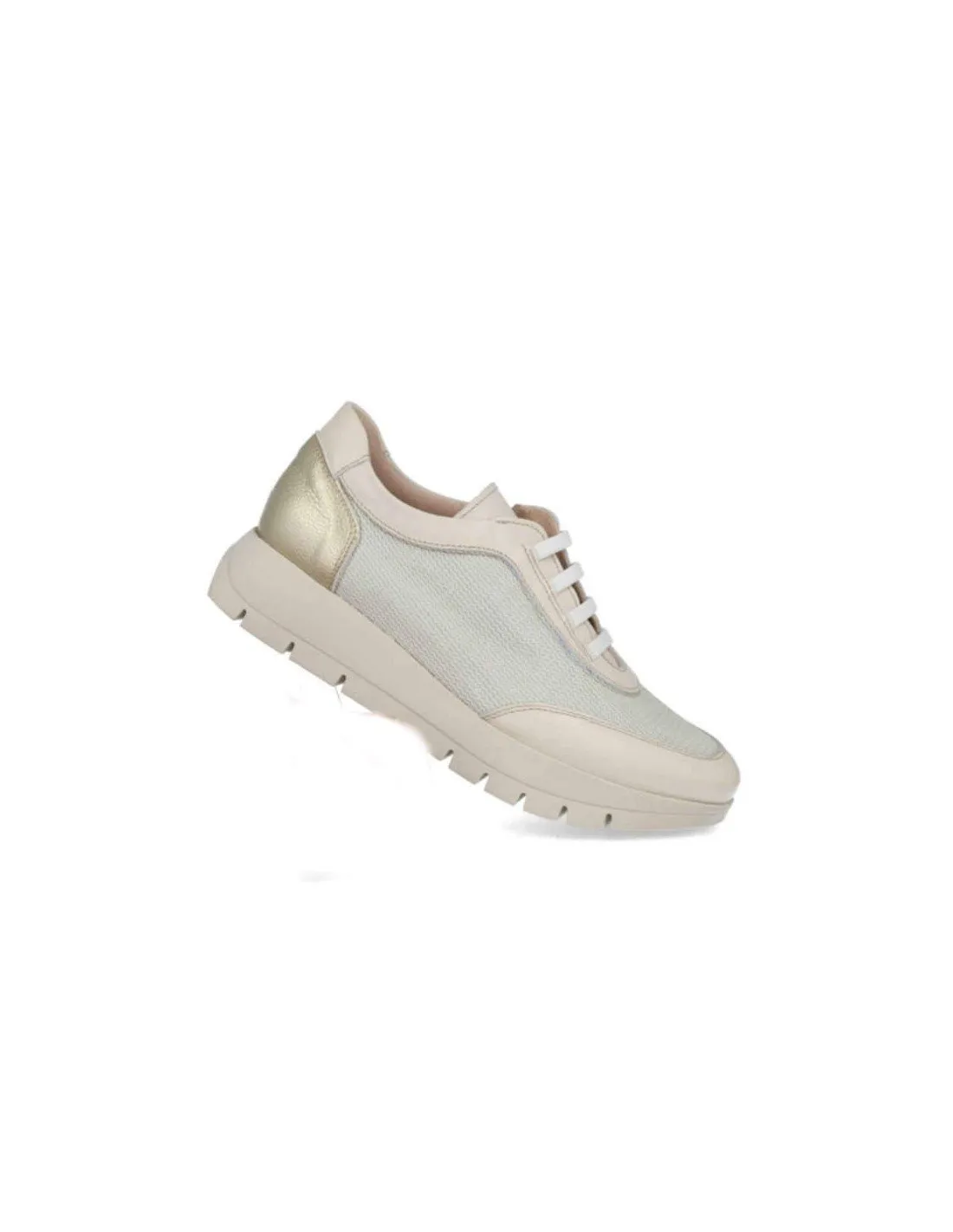 Zapatillas urbanas mujer piel