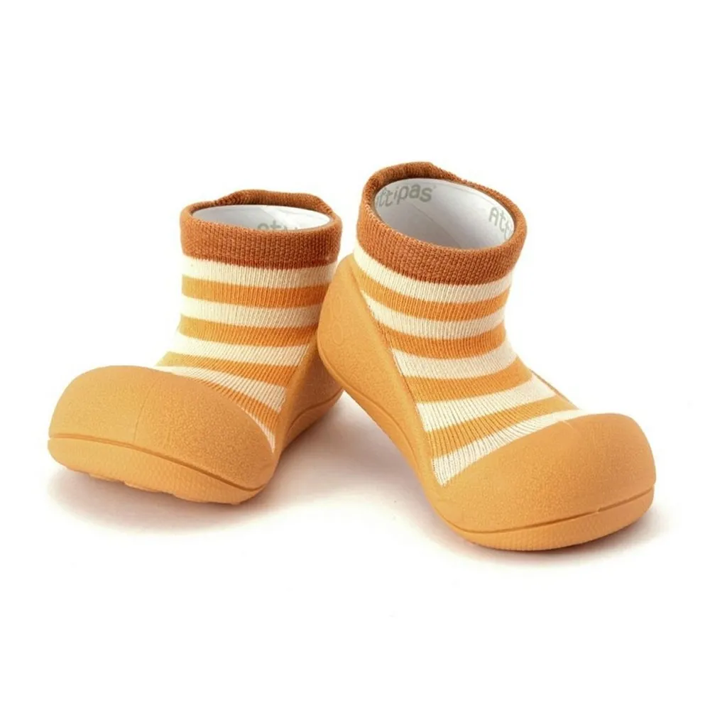 Zapatos Attipas Bambú Stripe Mostaza