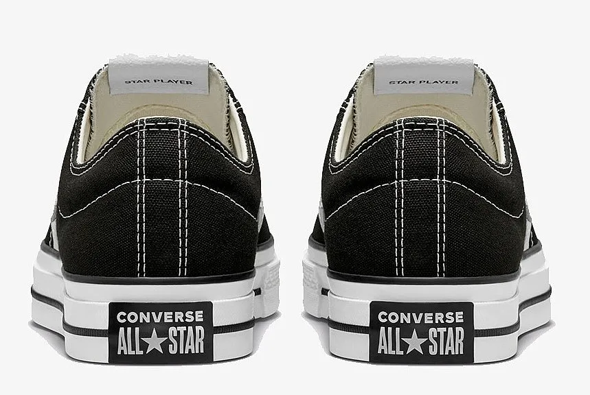 ZAPATOS CONVERSE STAR PLAYER 76 PREMIUM CANVAS OX  A01607/BLACK/VINTAGE WHITE/BLACK