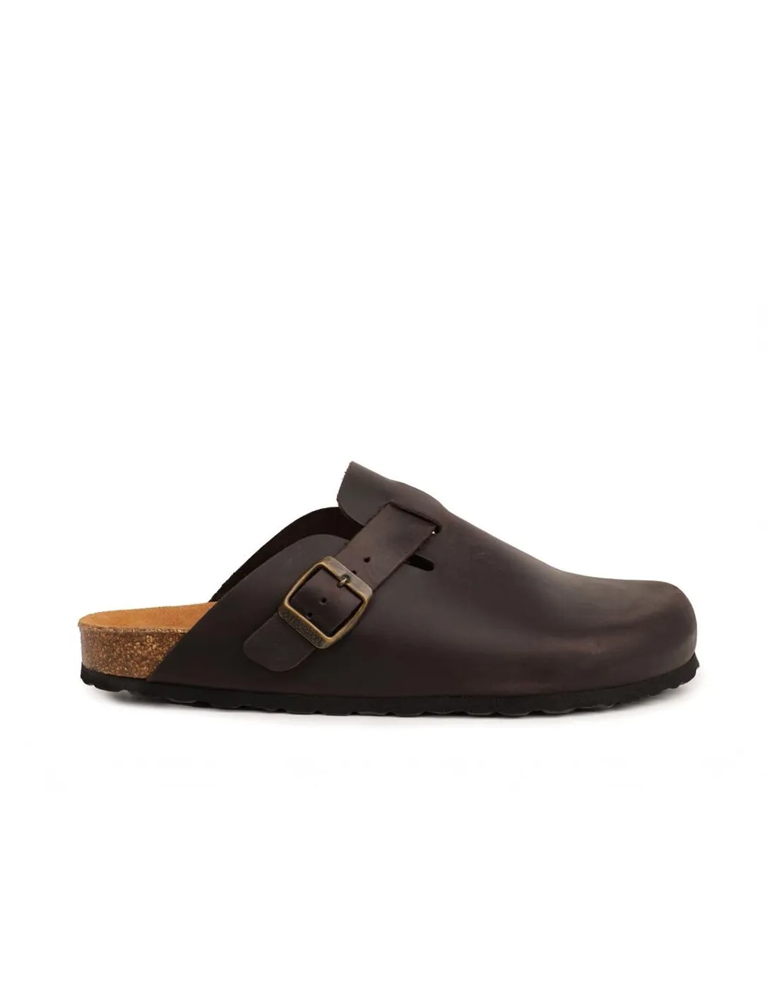 ZUECO DE PIEL MUJER AUTENTI 0355 SPRINTER NEGRO