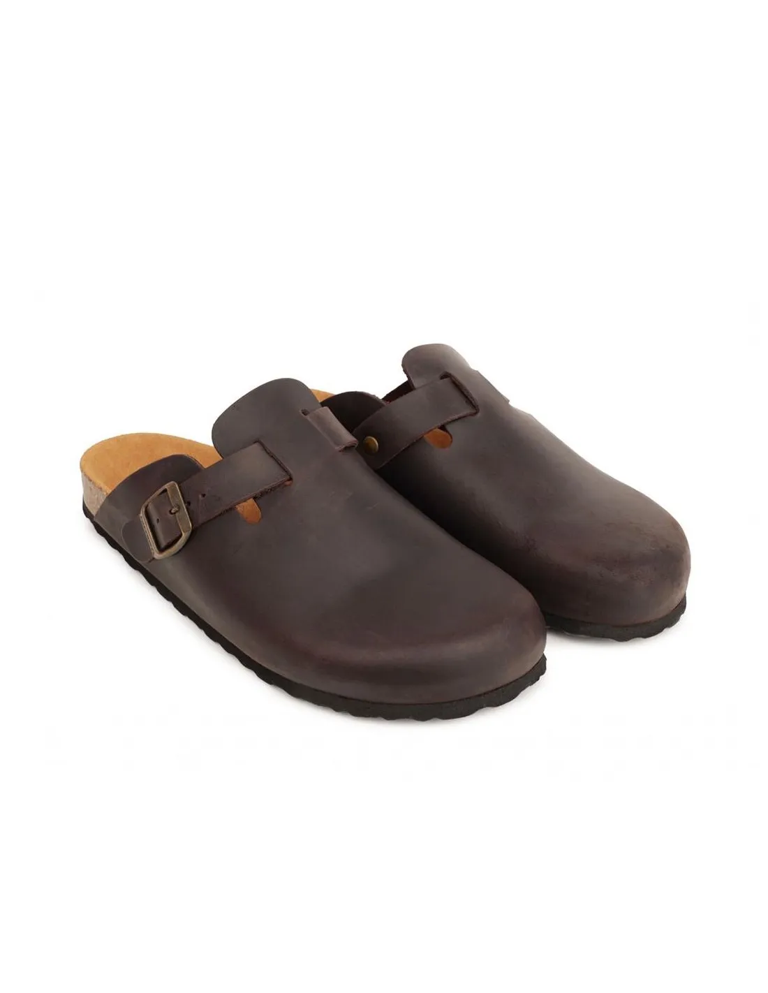 ZUECO DE PIEL MUJER AUTENTI 0355 SPRINTER NEGRO