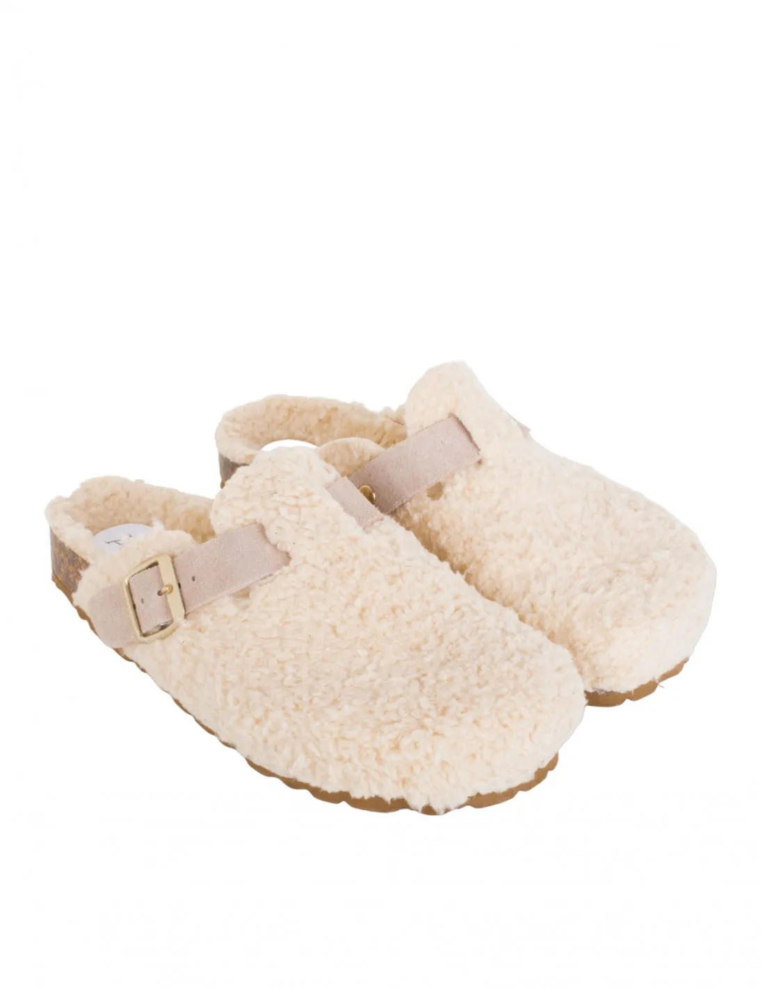 Zuecos Bio Borreguillo Beige AUTENTI