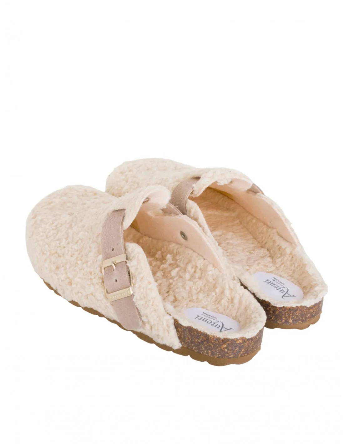 Zuecos Bio Borreguillo Beige AUTENTI