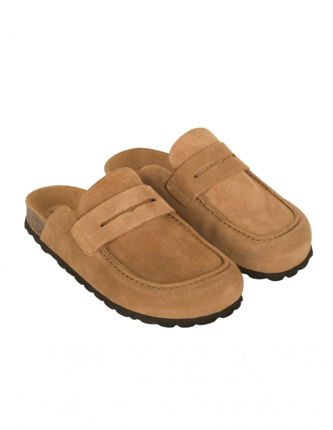 Zuecos Bio Estilo Mocasín AUTENTI Cuero